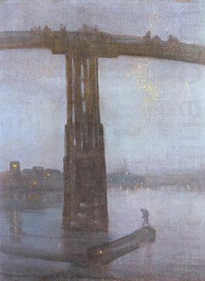 James Abbott McNeil Whistler Old Battersea Bridge (mk19) china oil painting image